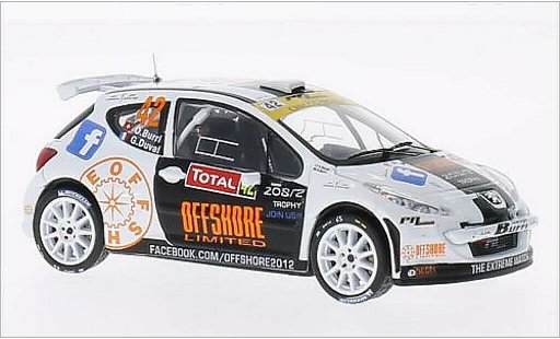 Peugeot 207 S2000 1/43 IXO Rally Monte-Carlo 2013 /G.Duval diecast model cars