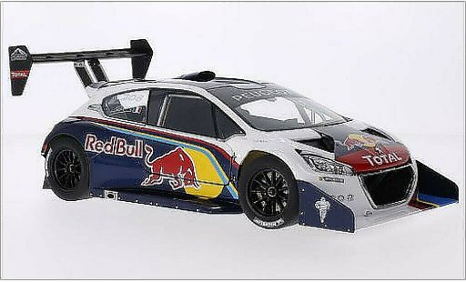 Peugeot 208 T16 1/18 Autoart Red Bull / Total International Hill Climb Pikes Peak 2013 diecast model cars