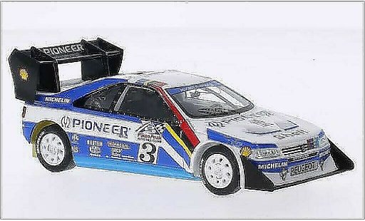 Peugeot 405 Turbo 16 1/43 Spark No.3 Pioneer International Hill Climb Pikes Peak 1988 diecast model cars