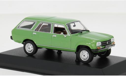 Peugeot 504 1/43 Norev Break gr&Atilde;&frac14;n 1980 1:43 diecast model cars