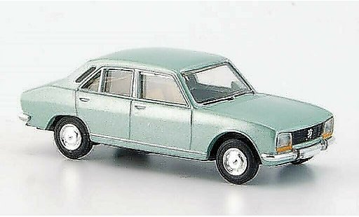 Peugeot 504 Berline 1/87 Brekina Saloon green Limousine diecast model cars