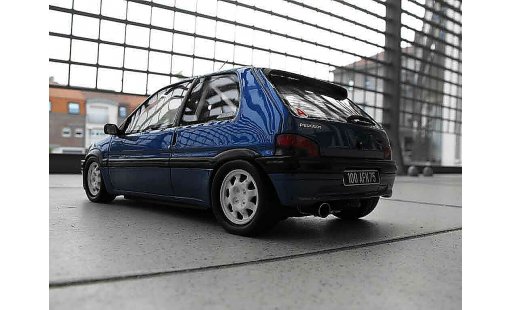Peugeot 106 XSI 1/18 Ottomobile phase 1 blue jantes 205 gti 1993 diecast model cars
