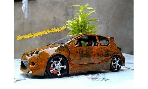 Peugeot 206 WRC 1/18 Norev street racer diecast model cars
