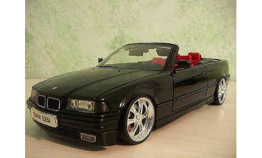 Bmw 325 Cabriolet 1/18 Maisto E36 black jantes 18 pouces diecast model cars