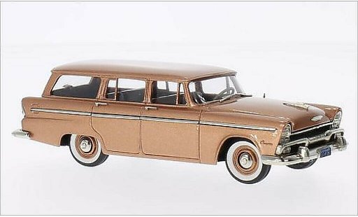 Plymouth Belvedere Suburban 1/43 Brooklin copper 1955 diecast model cars