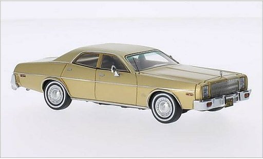 Plymouth Fury Base 1/43 Neo 4-Door Sedan gold 1977 diecast model cars