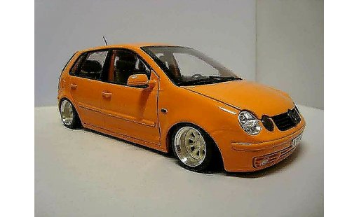 Volkswagen Polo Base 1/18 Anson 9n orange jantes 13 pouces diecast model cars