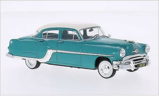Pontiac Chieftain Base 1/43 WhiteBox turquoise/white 1954 diecast model cars