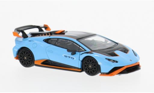 Lamborghini Huracan 1/64 Pop Race STO blau/orange 1:64 diecast model cars