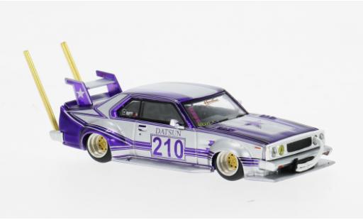 Diecast model cars Nissan Skyline 1/64 Pop Race C210 violett/silber 1:64 Nissan Skyline 1/64 Pop Race C210 violett/silber 1:64 diecast model cars