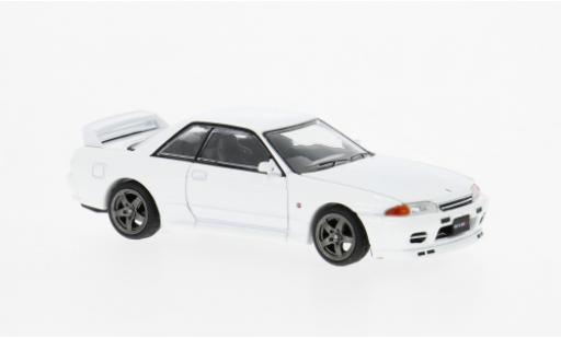 Nissan Skyline 1/64 Pop Race GT-R (R32) weiss 1:64 diecast model cars