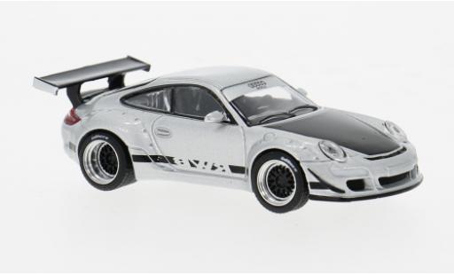 Diecast model cars Porsche 997 RWB 1/64 Pop Race silber 1:64 Porsche 997 RWB 1/64 Pop Race silber 1:64 diecast model cars