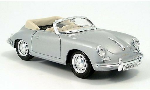 Porsche 356 B B 1/24 Welly Convertible grey diecast model cars