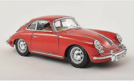 Porsche 356 B B 1/24 Burago red 1961 diecast model cars