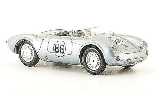 Porsche 550 1953 1/87 Ricko Spyder No.88 grey diecast model cars