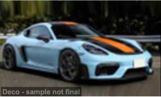 Porsche Cayman GT4 1/43 Solido 718 RS blau/orange 1:43 diecast model cars