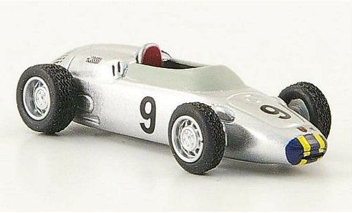 Porsche 718 Base 1/87 Bub formula 2 No.9 J.Bonnier grey diecast model cars