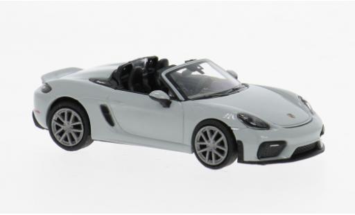 Porsche 718 1/87 Minichamps Spyder (981) grau 2019 1:87 diecast model cars