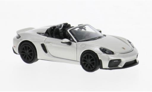 Porsche 718 1/87 Minichamps Spyder (981) silber 2019 1:87 diecast model cars