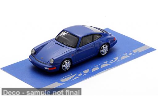Porsche 964 1/64 Spark 911  3.6 RS blau/grau 1992 1:64 diecast model cars