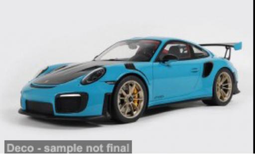 Porsche 991 GT2 RS 1/12 GT Spirit 911 (.2) blau/schwarz 2018 1:12 diecast model cars