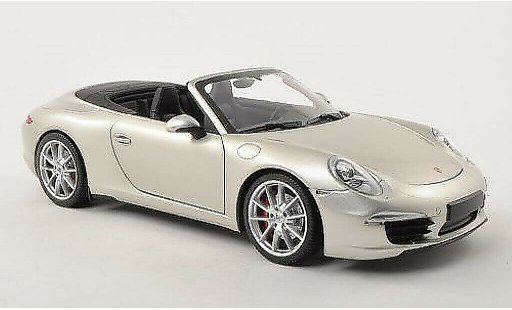 Porsche 911 S 1/18 Minichamps Carrera Convertible grey 2011 diecast model cars