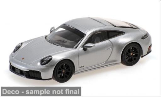 Porsche 992 GTS 1/64 Minichamps 911 (.2) Carrera grau 2025 1:64 diecast model cars