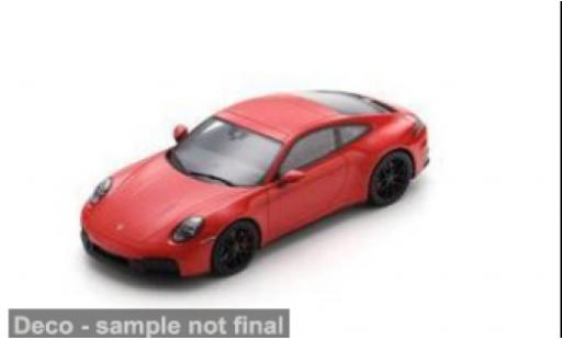 Porsche 992 GTS 1/18 Spark 911 (.2) Carrera rot 1:18 diecast model cars