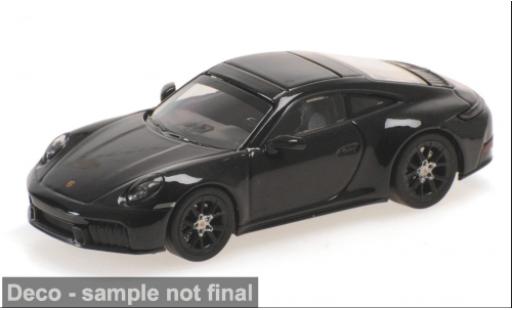 Porsche 992 GTS 1/64 Minichamps 911 (.2) Carrera schwarz 2025 1:64 diecast model cars