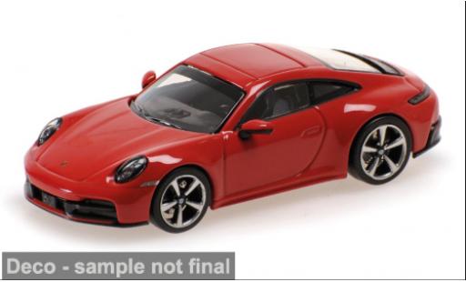 Porsche 992 1/64 Minichamps 911 (.2) Carrera rot 2025 1:64