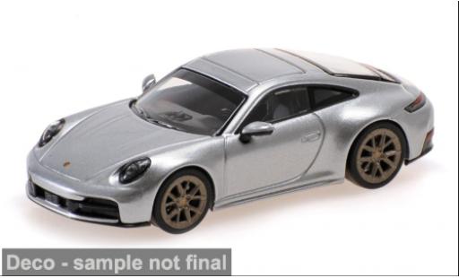 Porsche 992 1/64 Minichamps 911 (.2) Carrera silber 2025 1:64 diecast model cars