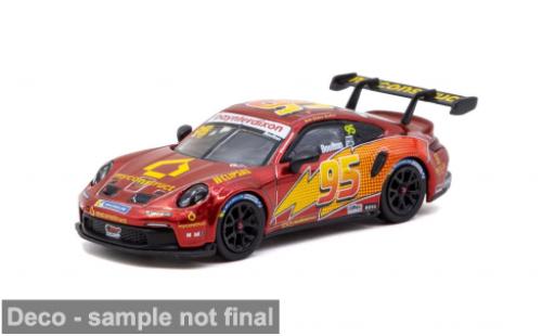 Diecast model cars Porsche 992 GT3 911  Carrera Cup Australia 2025 #95 B.Boulton 1/64 Tarmac Works