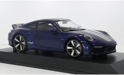 Porsche 992 1/18, Minichamps Minichamps 911  Sport Classic blau 2022 1:18 diecast model cars