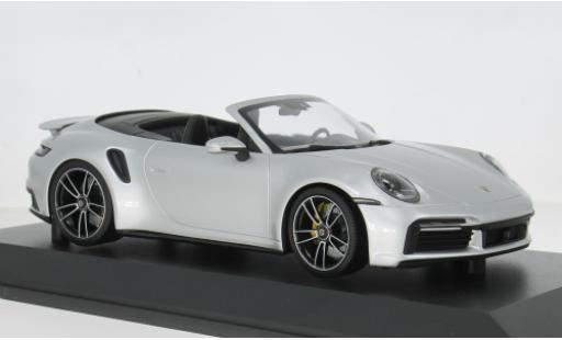 Porsche 992 Turbo s 1/18 Minichamps 911  Turbo S Cabriolet silber 2020 1:18 diecast model cars