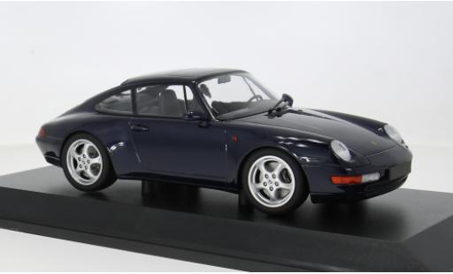 Diecast model cars Porsche 993 911  blau 1 1/18 Minichamps