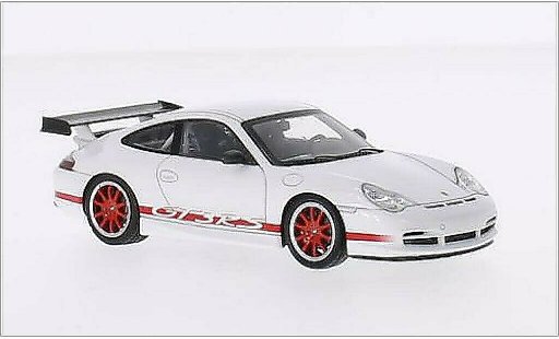 Porsche 911 GT3 1/43 Spark white/red diecast model cars