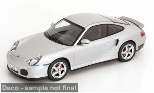Porsche 996 Turbo 1/18 KK Scale 911  silber 2000 1:18 diecast model cars