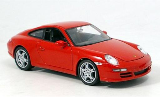 Porsche 997 1/24 Welly 911  Car rot 1:24 diecast model cars