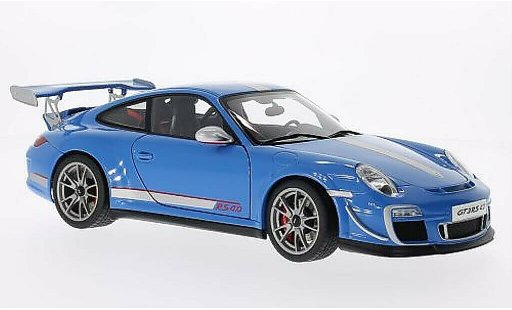 Porsche 911 GT3 1/18 Autoart 4.0 blue/grey 2011 diecast model cars