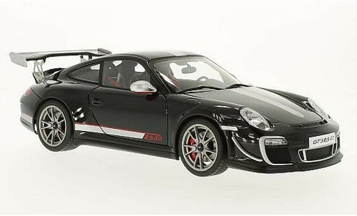 Porsche 911 GT3 1/18 Autoart 4.0 black 2011 diecast model cars