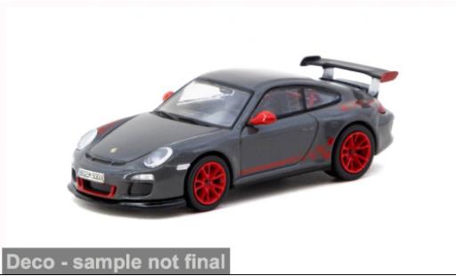 Porsche 997 GT3 RS 1/64 Tarmac Works 911  grau/rot 2008 1:64 diecast model cars