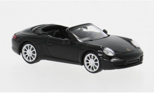 Porsche 991 1/87 Minichamps 911 Cabriolet schwarz 2012 1:87 diecast model cars