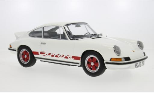 Porsche 911 1/12 Norev Carrera RS 2.7 weiss/rot 1973 1:12 diecast model cars