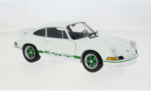 Diecast model cars Porsche 911 Carrera RS weiss/gr&Atilde;&frac14;n 1972 1/18 Minichamps