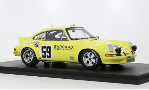 Porsche 911 1/18 Spark Carrera RSR 12h Sebring 1973 #59 1:18 diecast model cars
