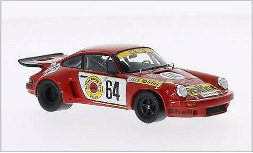 Porsche 911 Carrera 1/43 Spark R No.64 Polifac Racing Team Polifac 24h Le Mans 1974 /J.Barth diecast model cars