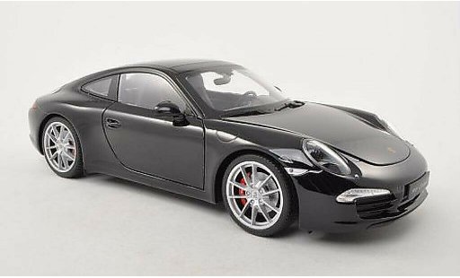 Porsche 911 S 1/18 Welly Carrera black diecast model cars