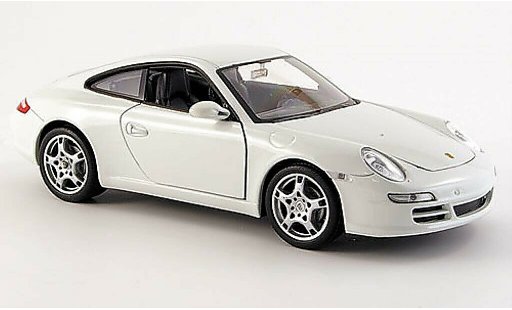 Porsche 911 S 1/24 Welly Carrera white diecast model cars