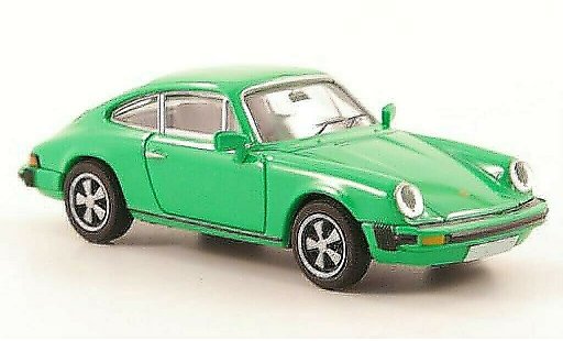 Porsche 911 Base 1/87 Brekina Coupe (G-Reihe) green diecast model cars