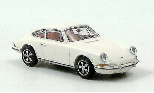 Porsche 911 E 1/87 Brekina E white 1970 diecast model cars